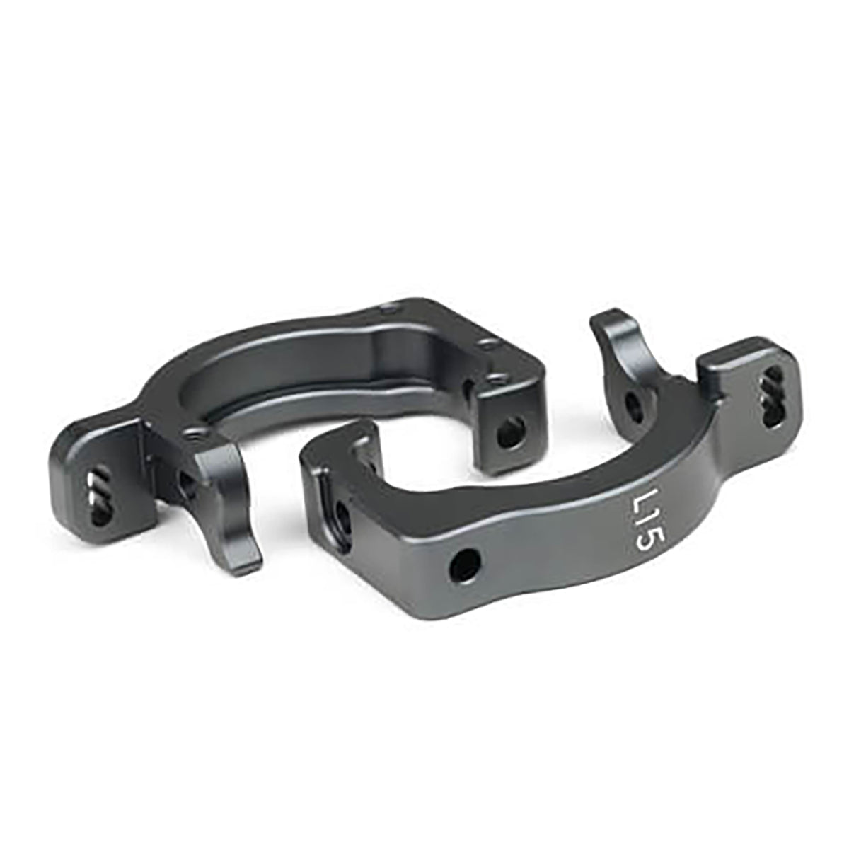 Tekno RC Spindle Carriers (L/R, aluminum, 15 degree, EB/NB48 2.1)