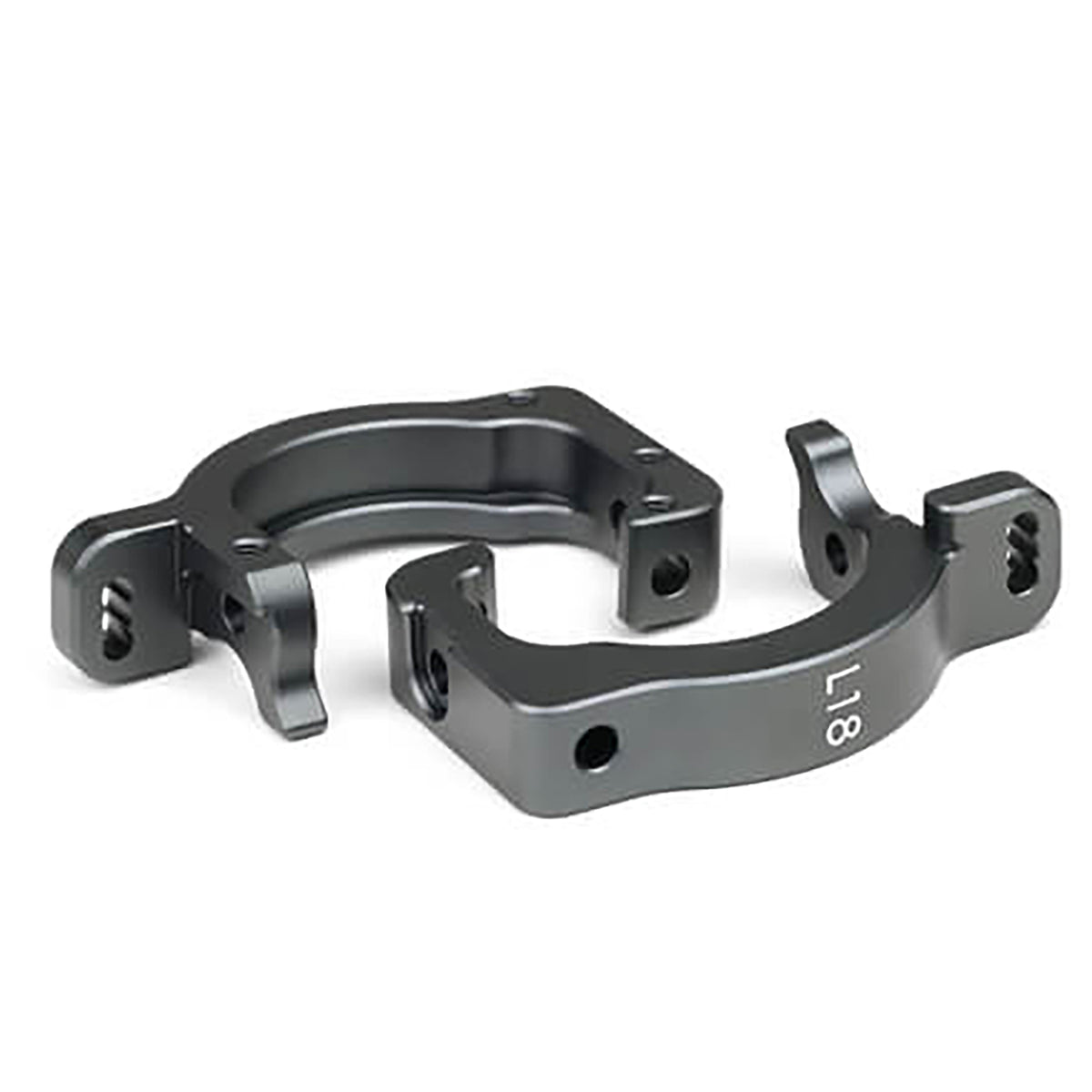 Tekno RC Spindle Carriers (L/R, aluminum, 18 degree, EB/NB48 2.1)