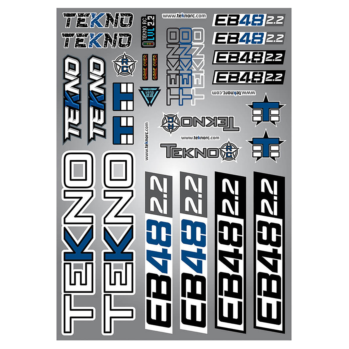 Tekno RC Decal Sheet EB48 2.2