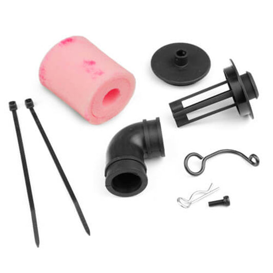 Tekno RC Air Filter Set (red oil, hose, filter, housing, revised NB/NT48 2.0)
