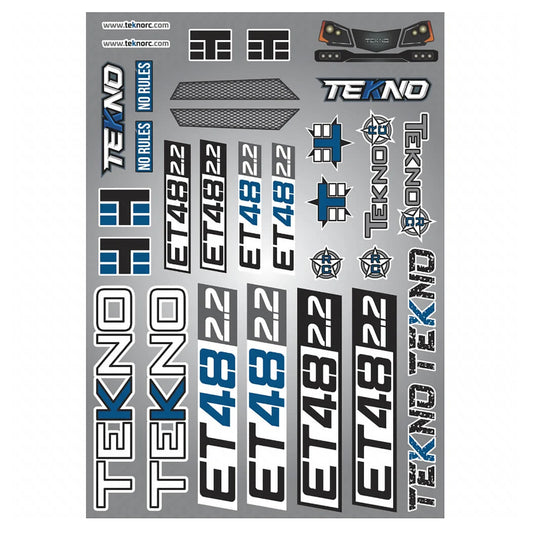 Tekno RC Decal Sheet (ET48 2.2)