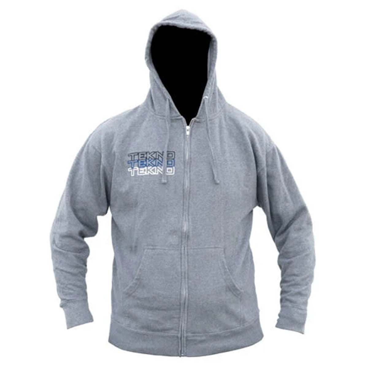Tekno RC Grey "Stacked" Zippered Hoodie (XXL)
