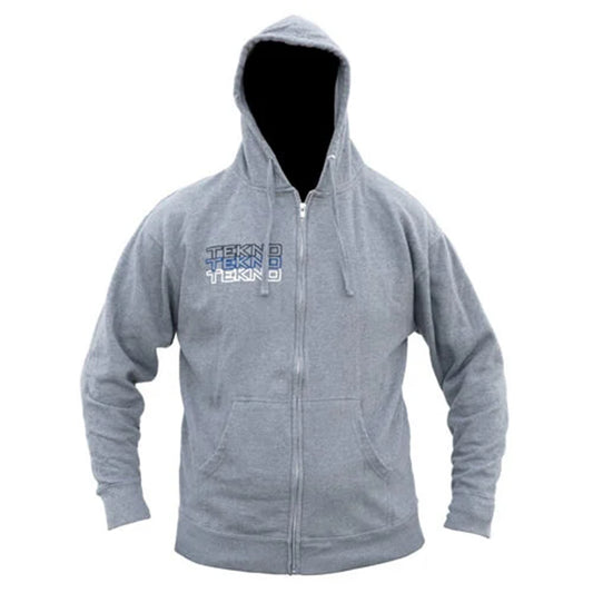 Tekno RC Grey "Stacked" Zippered Hoodie (XXL)