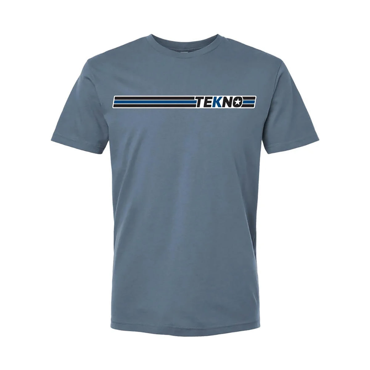 Tekno RC T-Shirt (Classic T Logo, slate blue heather) XXL