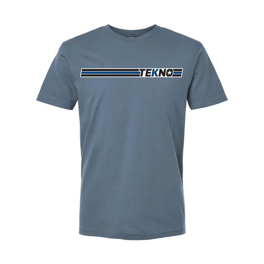 Tekno RC T-Shirt (Classic T Logo, slate blue heather) XL