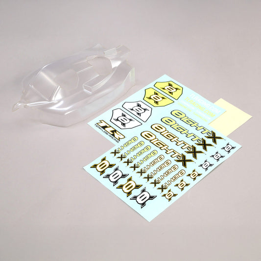 TLR Body w/Decals: 8X (Clear)