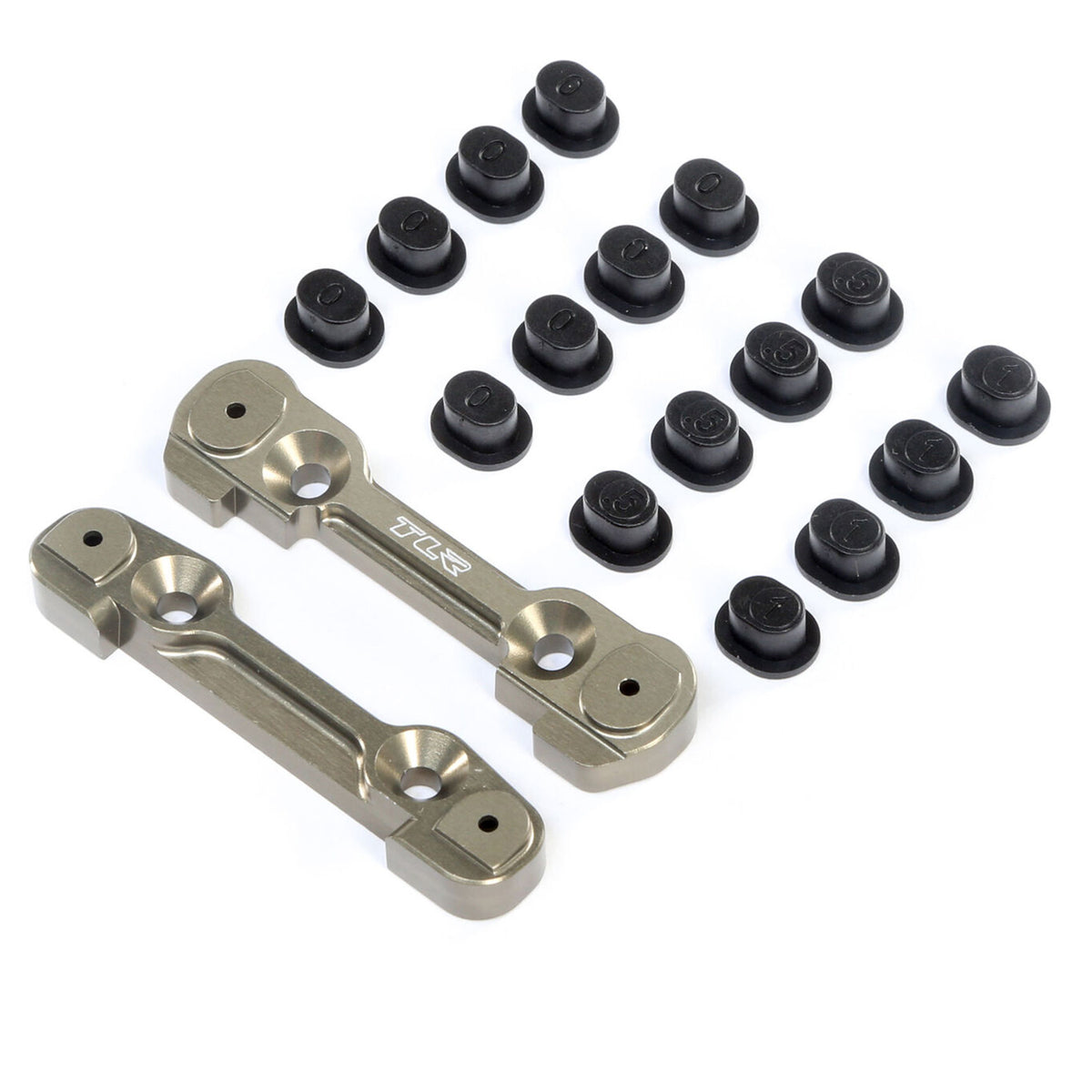 TLR Adjustable Front Hinge Pin Brace w/Inserts: 8X