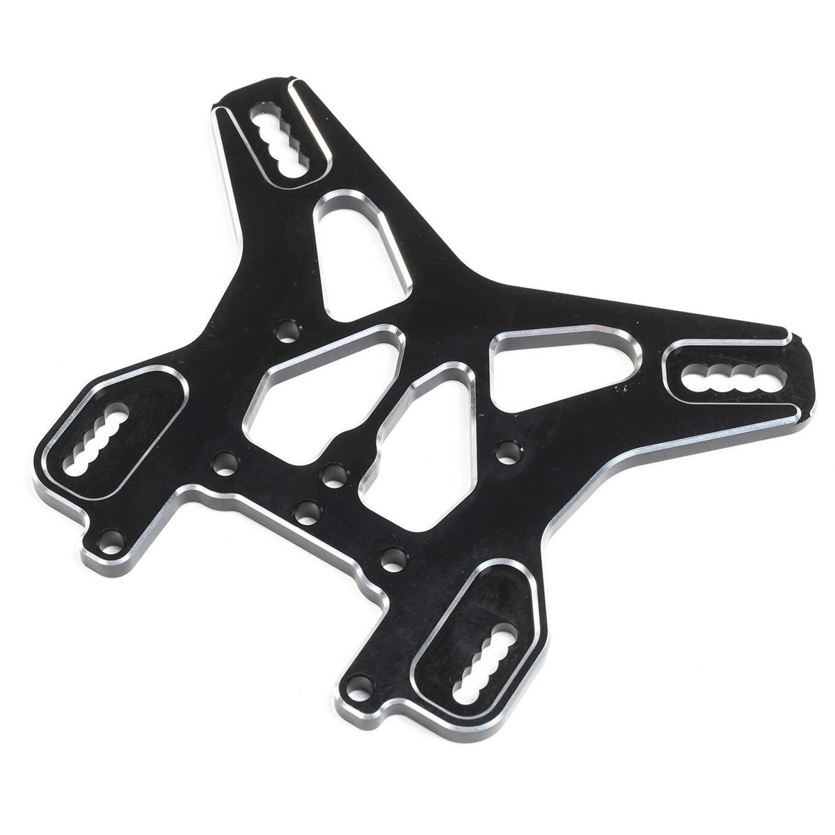 TLR Rear Shock Tower, Aluminum: 8X, 8XE 2.0