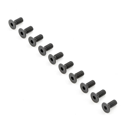 TLR Flat Head Screws, M5x12mm (10)
