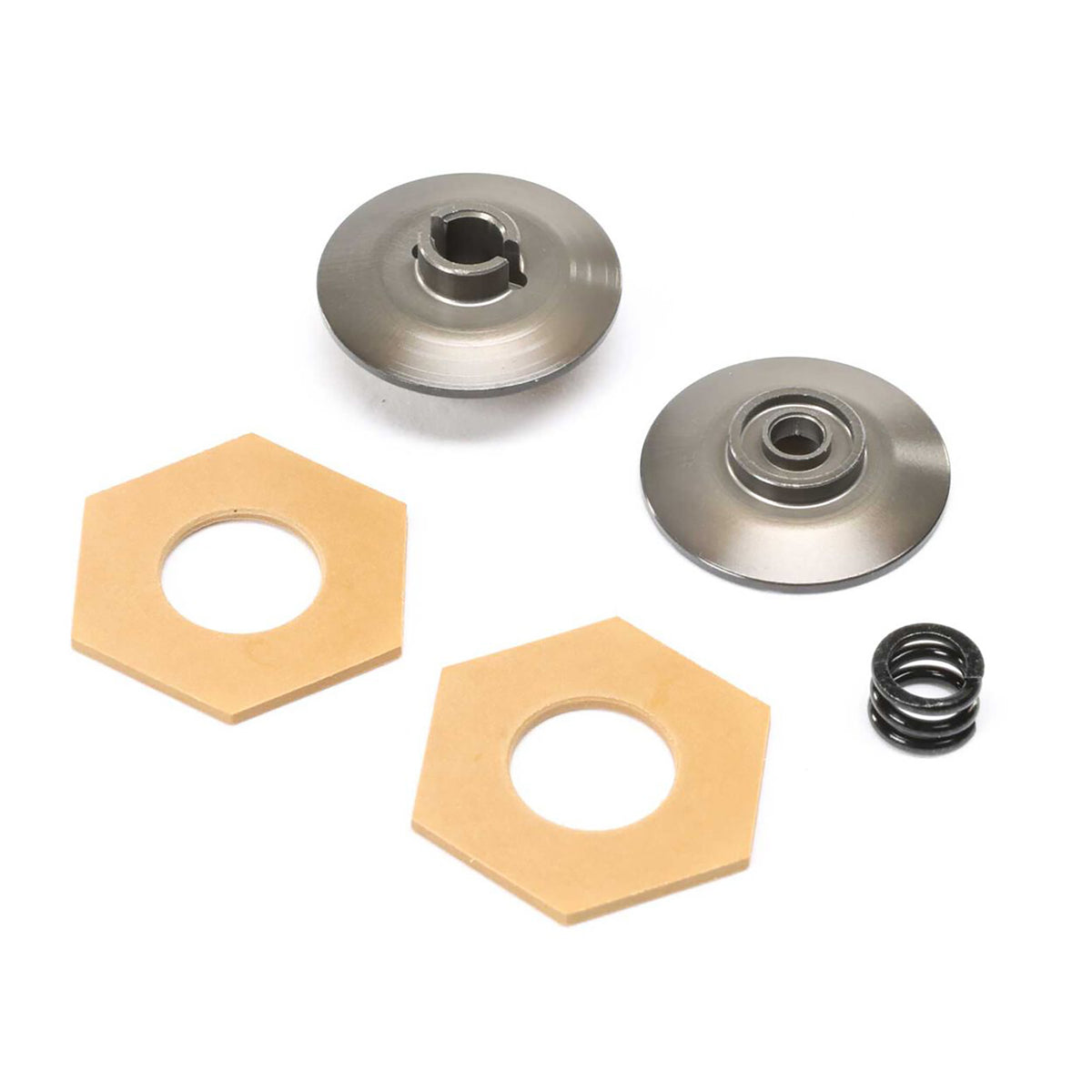 TLR Grooved Slipper Plate Set: Mini-B, BL