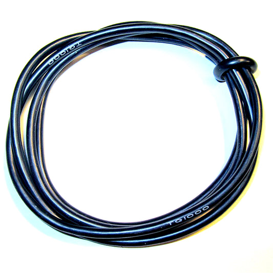 TQ Wire Silicone Wire (Black) (3') (14AWG)