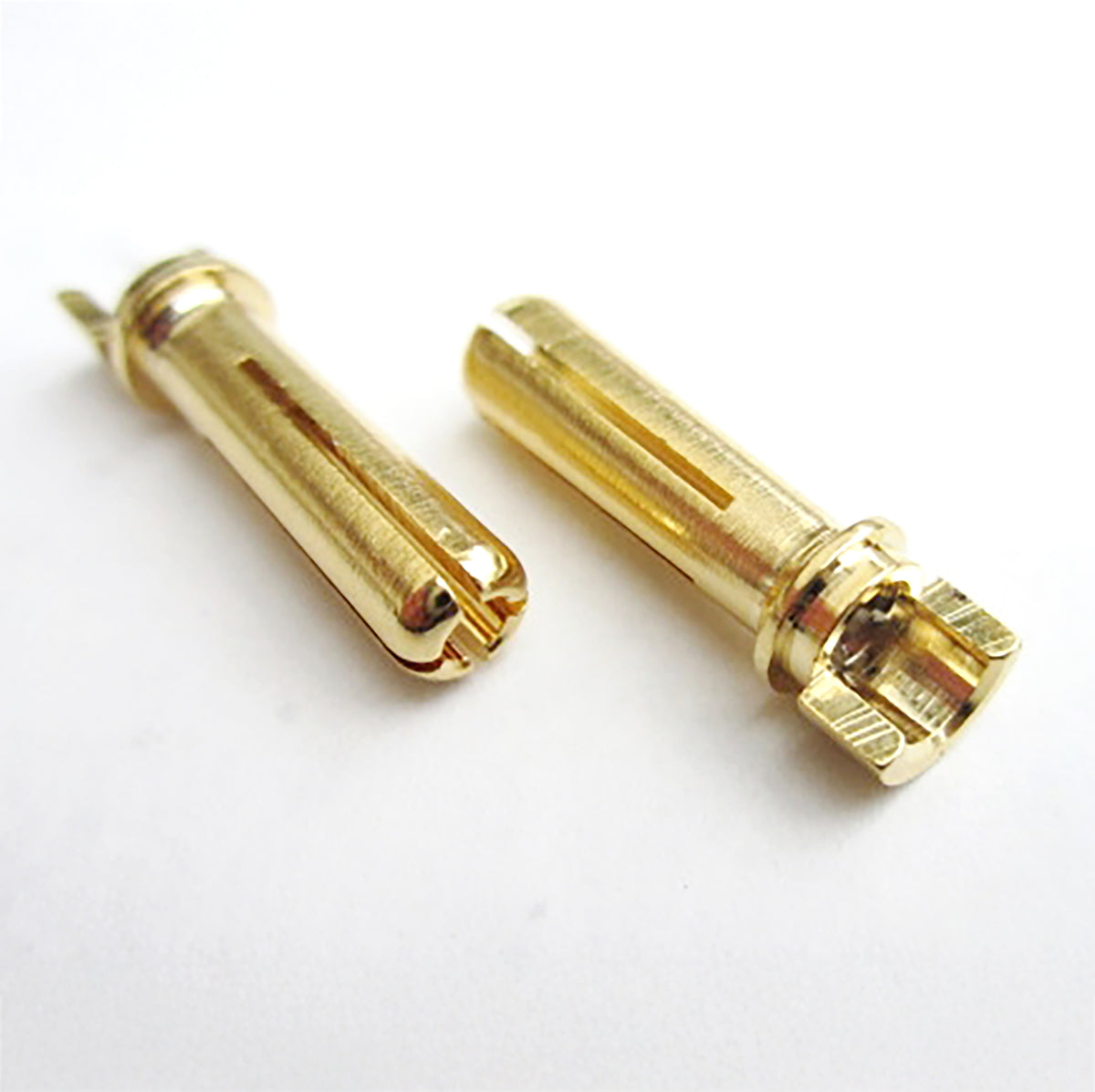 TQ Wire 4mm Narrow Top Male Bullet Connector (Gold) (2)