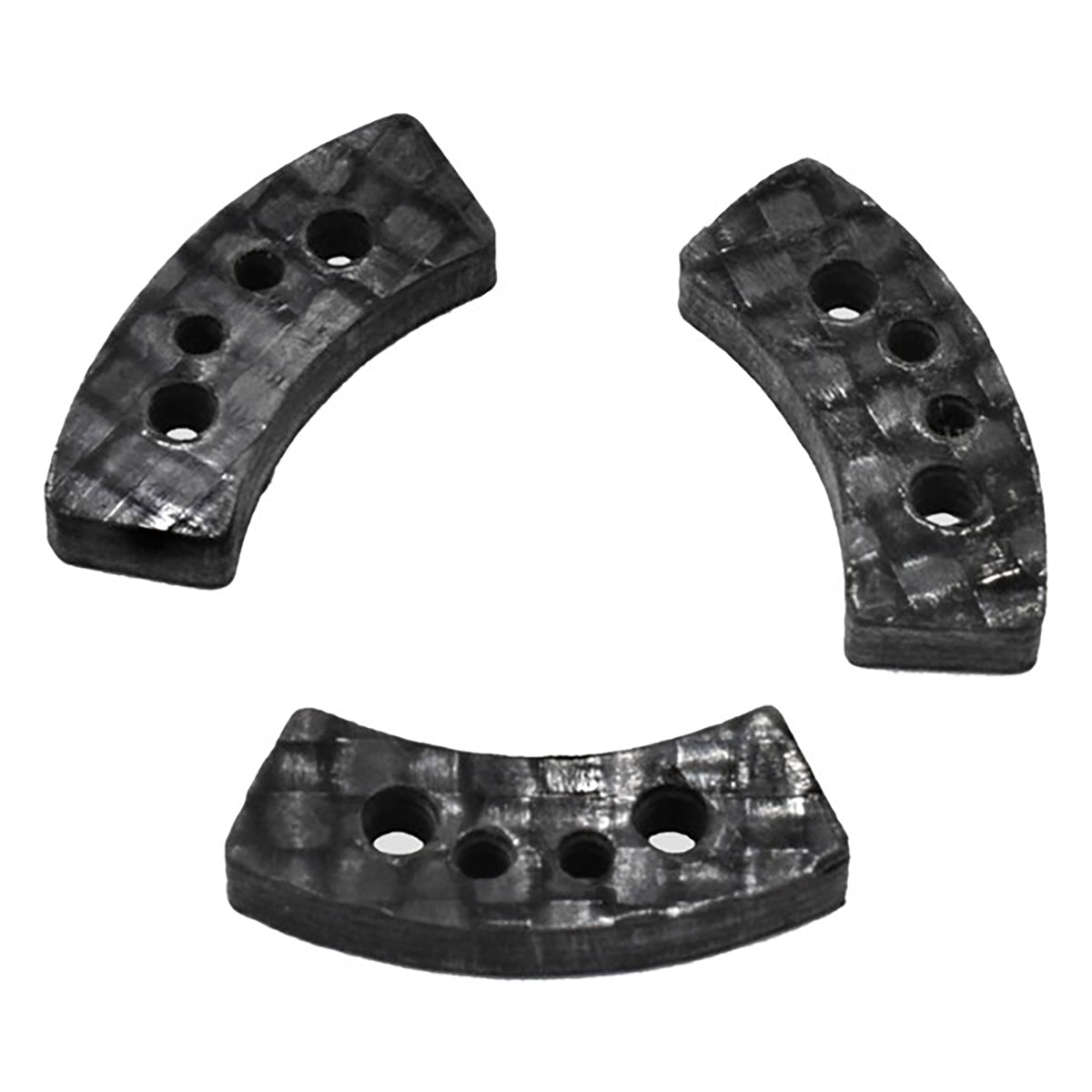 Hot Racing Carbon Fiber Long Slipper Clutch Pads (3pcs), for Traxxas Vehicles