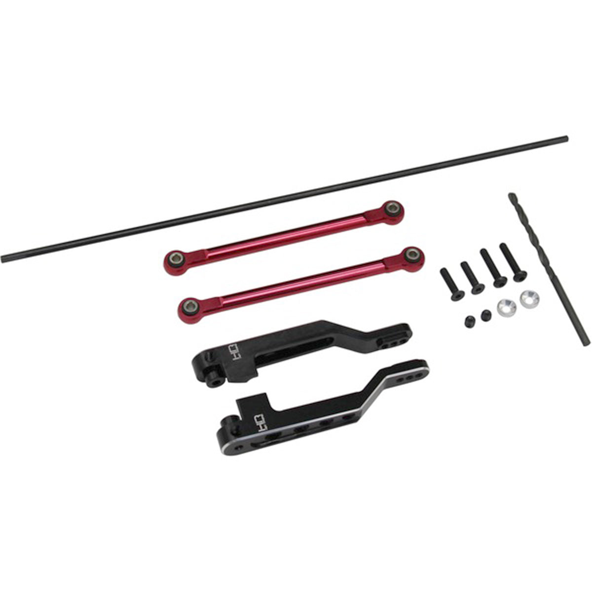 Hot Racing Rear HD Torsional Sway Bar Set for Traxxas UDR (Red)