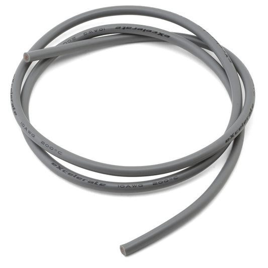 eXcelerate Silicone Wire (Grey) (1 Meter) (10AWG)