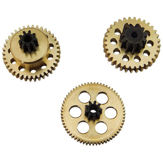 Hot Racing Brass Traxxas 2085 Servo Gear Set (X-Maxx)
