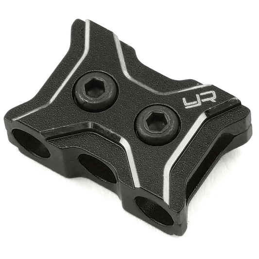 Yeah Racing Aluminum 12-14 Gauge Wire Clamp (Black) (Type A)