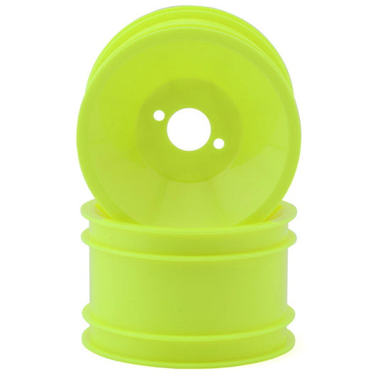 Yokomo 870C Super Dog Fighter 2.2 Rear Wheels (Fluorescent Yellow) (2)